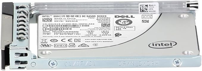 Dell 1.92TB 6Gbps SATA RI TLC 2.5 SSD S4500 (XCN15) (Renewed)