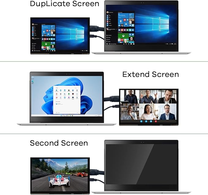 7 Inch IPS LCD Touch Screen Raspberry Pi Monitor Display 1024×600 Capacitive Screen HDMI Monitor Compatible with Raspberry Pi 5/4B/3B+ BB Black Windows 10 8 7