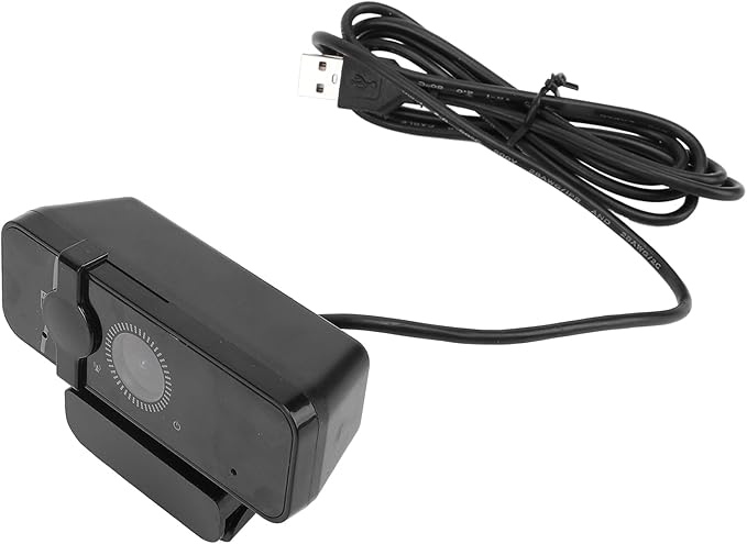 ciciglow 1080P Full HD Webcam with Nose Canceling Microphone No Drive USB Web Camera Rotatable Head 120 Degree Angle Streaming Conferencing Video Camera for Desktop PC Laptop Computer