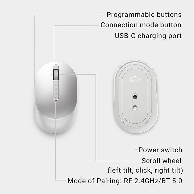 Dell Premier MS7421W Mouse silver
