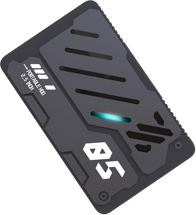 Pffiocix USB 3.0 Portable External Hard - 2.5 Aluminum Alloy Fast Data Transfer up 5Gbps Available 160GB 1TB(1TB)