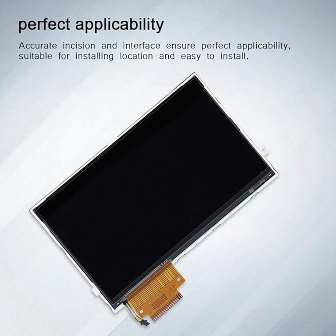 LCD Backlight Display Effectively Avoid Corrosion and Wear LCD Screen Part for PSP 2000 2001 2002 2003 2004 Console