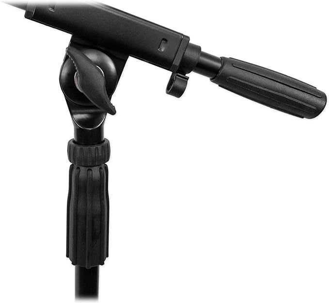 Rockville RMP-XLR Bundle: (2) Dynamic Cardioid Professional Microphones with 10' XLR Cables and Clips (2) RVMIC1 V2 Pro Tripod Microphone Stands with Telescopic Boom and Metal Joints 4-Items