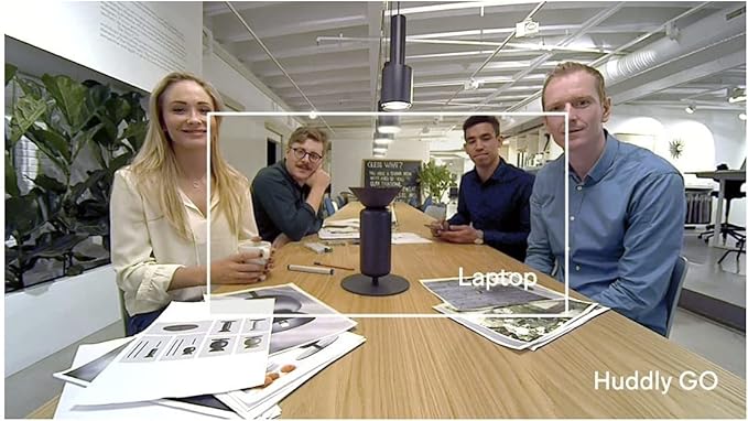 Huddly GO Video Conferencing Camera - High-end Quality Wide-Angle Lens USB Plug and Play (incl. 2ft / 60cm Cable)