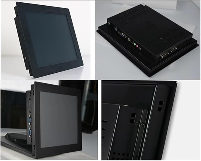 1pc 18.5 21.5 19 23.6 Inch Industrial Desktop Computer Monitor Mini Host Display with Resistive Touch Screen VGA Interface(18.5 inch VGA USB)