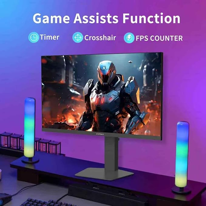 AVMAX 27 Inch Gaming Monitor 320Hz/300Hz/240HzQHD2560X1440 Fast IPSAdaptive FreeSync90% DCI-P3HDR400 SupportErgoStand 2XDP1.4&amp2XHDMI2.1P273B