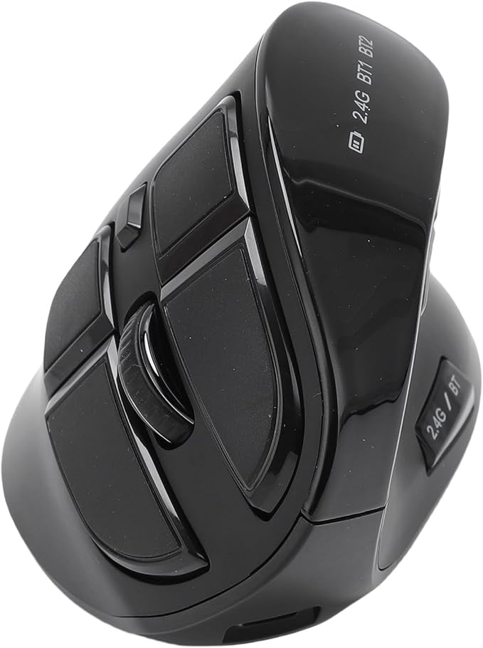 Zopsc Ergonomic Mouse Bluetooth 2.4G Double Mode DPI 1000 1600 2400 Ergonomic Vertical Mouse with Silent Click for Laptop PC Desktop