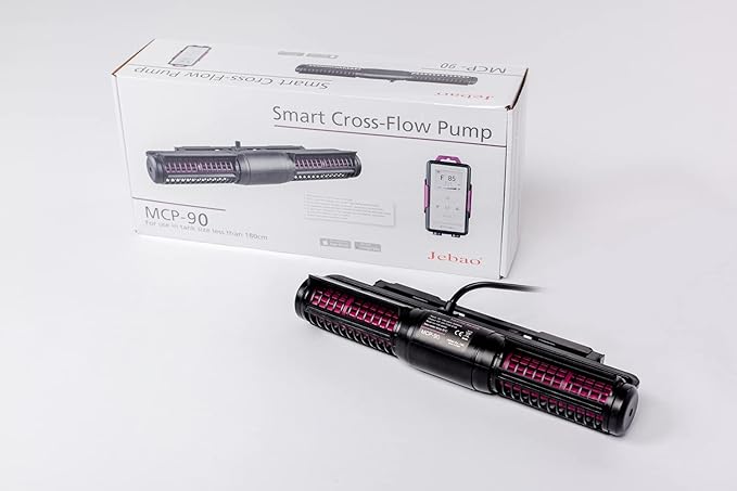 Jebao MCP Smart Cross Flow Pump with LCD Display Controller for Saltwater Tank Magnetic Base (MCP-90)