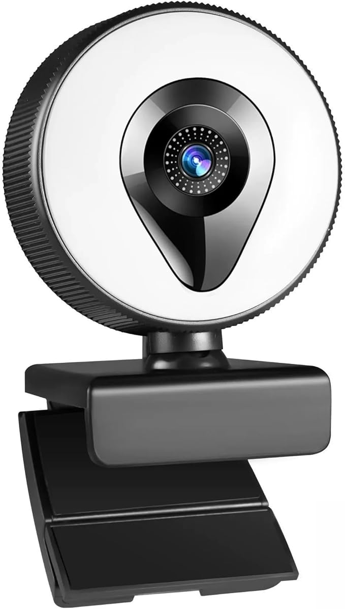Streaming Media Network Camera Dimming Light and Microphone Cameras Streaming Media High-Definition 1080p Autofocus Webcam