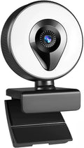 Streaming Media Network Camera Dimming Light and Microphone Cameras Streaming Media High-Definition 1080p Autofocus Webcam
