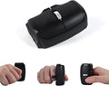 Mini Bluetooth Wireless Mouse Dual-Mode Lazy Finger Ring Mouse - Rotatable Horizontal &amp Vertical Use Multi-System Compatible Ultra Long Battery Life for Laptops PCs and Tablets (Black)