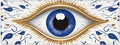 Ancient Hamsa Eye Ethnic Large Mouse Pad XL Extended Gaming Pad Waterproof Desk Mat for Desktop Keyboard Non Slip Mousepad for Office Game Home 32.15x11.8