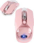 Wireless Mouse-3 Modes: 2.4G Bluetooth &amp USB-C Wired Silent RGB Type-C RechargeableBattery Display Magnetic Shell Ideal for Gaming &amp Office Use Compatible with Laptops &amp MacBooks (