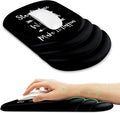 Ergonomic Mouse Pad with Wrist Rest SupportNon-Slip PU BaseMassage for Carpal Tunnel Pain ReliefMemory Foam Mousepad for HomeOfficeWork（Inspirational Quote）