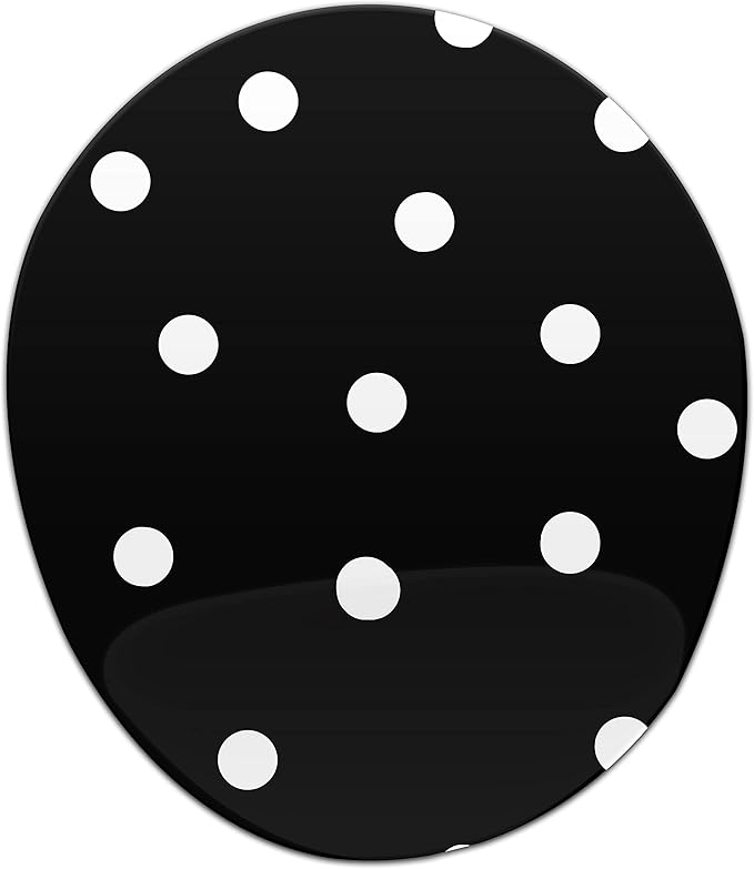Ergonomic Mouse Pad with Wrist Rest Digital Printed Mouse Mat for Tendon Sheath Problems Non-Slip Base for Office and Home Size: 20 x 23 cm