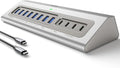 Gitfos Powered USB Hub13 in 1 USB 3.2 Hub USB C Hub with PD 100W USB C 45W Charging10Gbps Data 7 USB A 3.0 Ports 65W Power Adapter and 3.3FT Cable Aluminum USB Hub for PCLaptopMacBookiPad