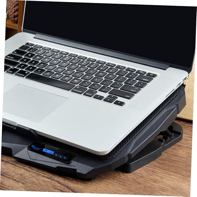 Artibetter Silent Fan Laptop Radiator Cooling Pad with Stand Stable Skid Feet Compatible with Notebooks for Office Gaming and Home Use