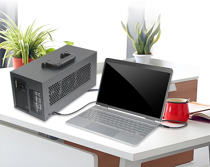 PCIe External Graphics Expansion Dock 4 Ready 40Gbps Charging Metal Housing for Laptops Gaming Rendering Workstations Charging Dock