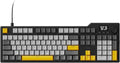 AJAZZ AK35I V3 104-Key Full Size Wired Gasket Mount Gaming Keyboard with Multimedia Buttons &amp Knob Control | Five Layer Pad | OEM Profile PBT Keycaps | Blue Backlit Custom Keyboard