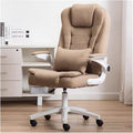 Adjustable Office Computer Chair with Armrest Students Computer Chair Office Swivel Massage Chair Home Lifting Adjustable Gaming Chair(Khaki)