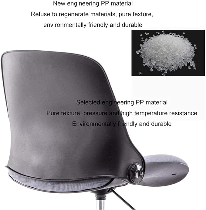 Office Gaming Computer Comfy Adjustable Height with Chrome Base Padded Swivel Folding Back for Restaurants/Cafes/Bar Multifunctional Stool/White Frame