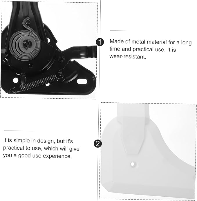 2pcs Gaming Chair Ergonomic Seat Bracket Multi-Angle Seat Tuner Easy Installation