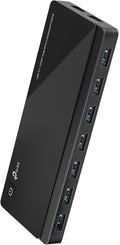 TP-Link Powered USB Hub 3.0 with 7 USB 3.0 Data Ports and 2 Smart Charging USB Ports. Compatible with Windows Mac Chrome &amp Linux OS with Power On/Off Button 12V/4A Power Adapter(UH720)