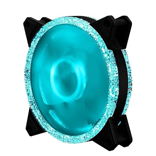 Pro PC Case Fan RGB 120mm Aura SYNC 5V/3pin Quiet CPU Cooler Sets 6 Pin Radiator Adjust Color &amp Speed