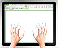 1pc 10.4 Industrial Computer Monitor 10 Inch Capacitive Touch Screen 1024 * 768 with VGA/DVI/HDMI/USB Interface Mini PC Screen(VGA DVI)