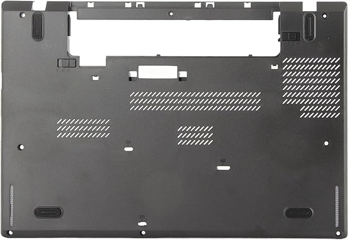 SUNGOOYUE T460 Laptop Base Bottom Case Bottom Cover with Heat Dissipation Holes for Efficient Cooling Black ABS Material
