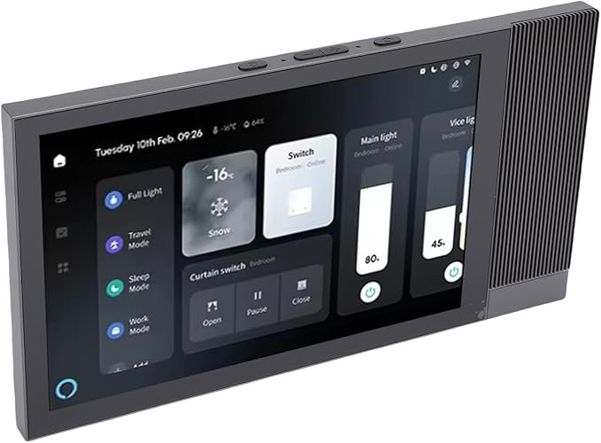 Zunate Smart Control Touch Screen 8 Inch 2G +16G Touch Screen Voice Control Player Easy Wall Mounted Installation smart Scene Wall Panel for Home