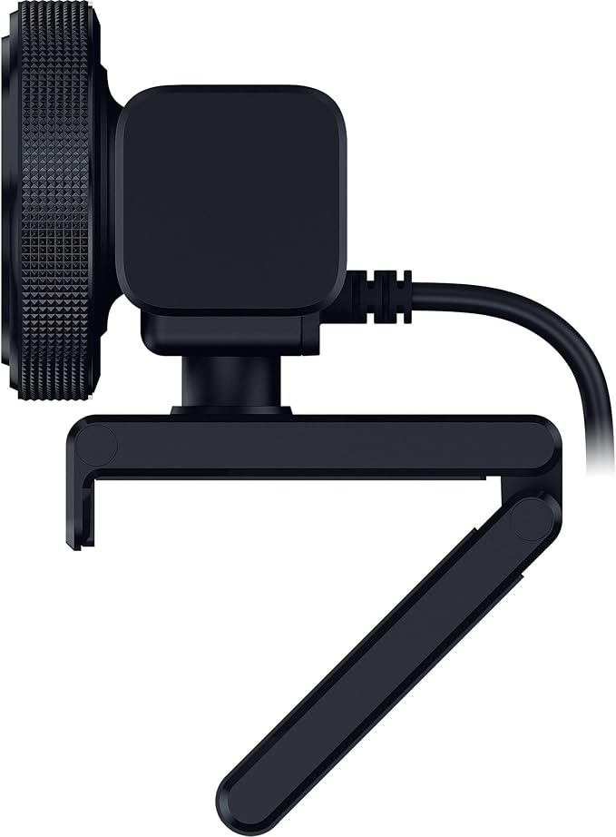 Razer Kiyo V2 X Streaming Webcam: 1440p 60 FPS - Auto Focus - Built-in Microphone - Wide Angle Lense - Integrated Privacy Shutter - Works with OBS Xsplit Streamlabs Discord Zoom Teams - Black