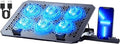 Adjustable Laptop Cooler - Cooling Pad Stand Ergonomic Design with Built-in-Fans Height Adjustable Feature with Airflow Desk Accessories Equipment Notebook Stand for Offices