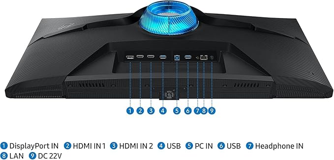 Samsung 28” Odyssey 4K UHD(3840x2160) Gaming Monitor | Smart TV | Game BAR | Built-in Speakers | HDR 400 144Hz 1ms | FreeSync Premium Pro Compatible and G-Sync | Wi-Fi 5 | Includes Remote Control
