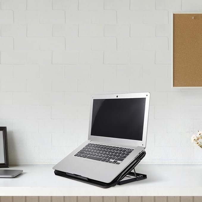 BESPORTBLE Laptop Cooling Rack and Heat Dissipation Stand for Notebooks Practical Cooling Pad with Adjustable Support for Office and Home Use Compatible with Multiple Laptop Models