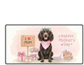Happy Mother's Day Boykin Spaniel Love Dog Mom Heart Flower Desk Mat Full Keyboard Mouse Pad Dog Lover Large Mousepad 12004