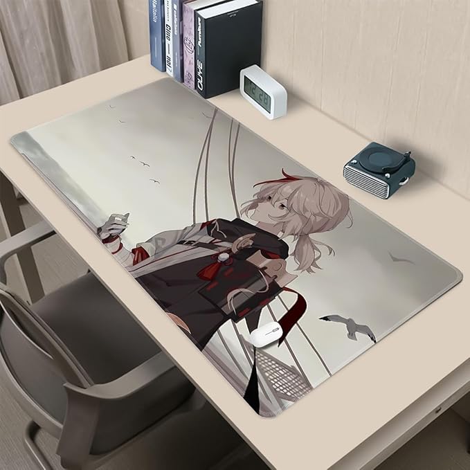 Genshin Impact Gaming Mouse Pad - Large Durable Non-Slip Rubber Base - Kaedehara Kazuha 335.4 x 15.7 Inch