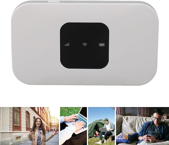 Vikye 4G LTE WiFi Mobile Hotspot 150Mbps High Speed Mobile Hotspot 4G LTE Wireless WiFi Router for Home Travel Business Vikyetmur4x21wh