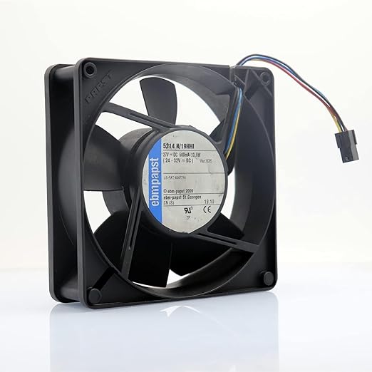 High-Performance 5214N/9HHI 27V 550mA 13.5W Cooling Fan - 127×38mm Replacement Fan for Laptops and Electronics