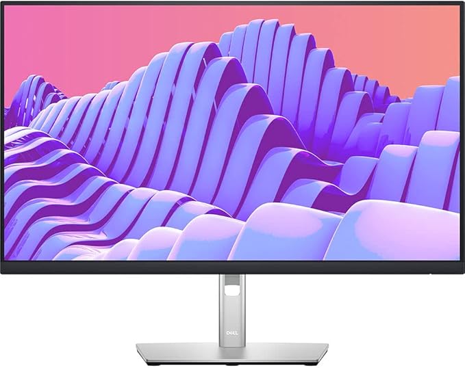 Dell P2722H Monitor Bundle 27 Inch Full HD IPS Display Height Adjustable Stand HDMI DisplayPort USB Hub Office Business Computer Screen + HDMI Cable + Cleaning Kit