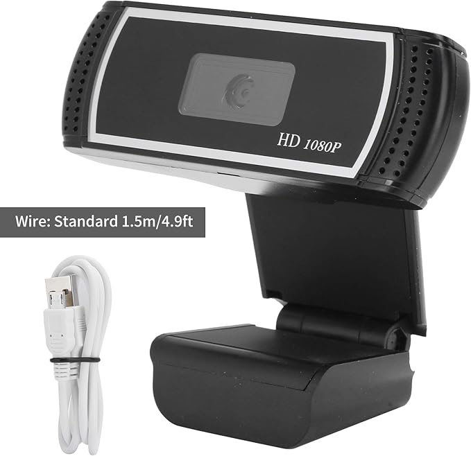 1080P Webcam with Microphone 30FPS Full 5MP Web Camera Widescreen USB Computer Camera for PC Laptop Desktop Conference for Video Calling Live Streaming Zoom