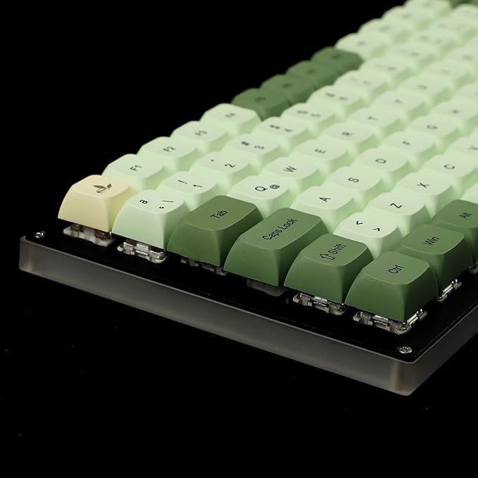 Matcha Dye Sub ZDA PBT Keycap XDA V2 German French Spain ISO Keycaps for MX Keyboard 104 87 61 96 KBD75 80 GK64 68 Keychron