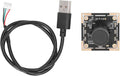 1MP USB Camera Module with HD 1280x720 Resolution Built in Video Webcam Board for Industrial Components Easy Plug and Play No Driver Needed 180° Wide Angle View MJPEG Format