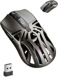 Wireless Gaming Mouse10000 DPI Digital Screen Lightweight Programmable Silent Tri-Mode Bluetooth/2.4G/USB-C Wired Ergonomic Gamer Mouse with Side Buttons for PC Laptop Computer Mac GiftRGB Light