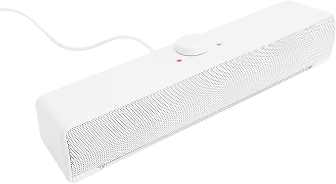 SUNGOOYUE Computer Speaker 3D Stereo Sound USB Powered Compact Speakers for Desktop PC and Laptop with Dynamic Light Effects