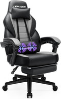 LEMBERI Gaming Chairs with FootrestErgonomic Video Game Chairs for AdultsBig and Tall Chair 400lb Weight Capacity Racing Style Computer Gamer Chair with Headrest and Lumbar Support