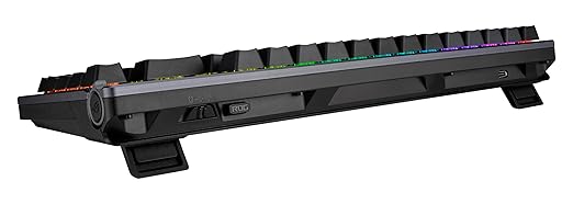 ASUS ROG Azoth Wireless Mechanical Gaming Keyboard – 75% TKL Tri-Mode Connectivity Hot Swappable Pre-lubed ROG NX Storm Clicky Switches PBT Keycaps RGB OLED Display PC/Mac Support - Black