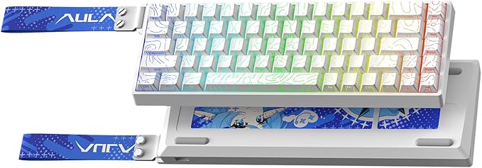Aula WIN68 HE Ultra Wired Aluminum Mechanical Gaming Keyboard 60% Automated Input Adjustable Drive for Quick Trigger Mode 8000Hz Polling Rate Hall Effect Magnetic Switch RGB Backlit Keyboard