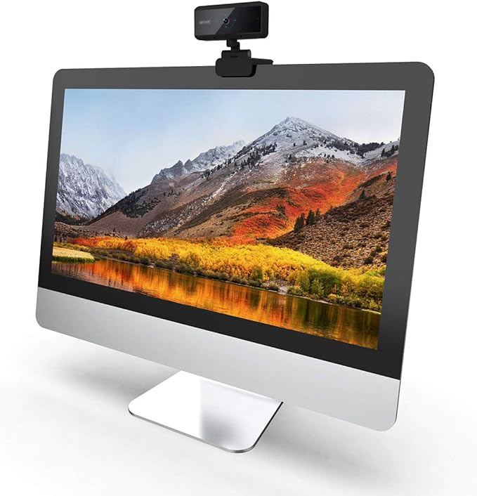1080P HD Webcam with Microphone Streaming Computer Web Camera with 100-Degree Wide View Angle USB PC Webcam for Video Calling Recording Conferencing