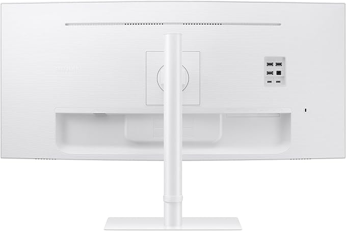 Samsung View Finity S6 S65TC 34 Ultra-WQHD VA Monitor with HDR10 AMD FreeSync Anti Glare Flicker Free Displayport White (LS34C654TANXGO) 2 Pack with DKZ Hub &amp ErgoFlexy Dual Monitor Mount